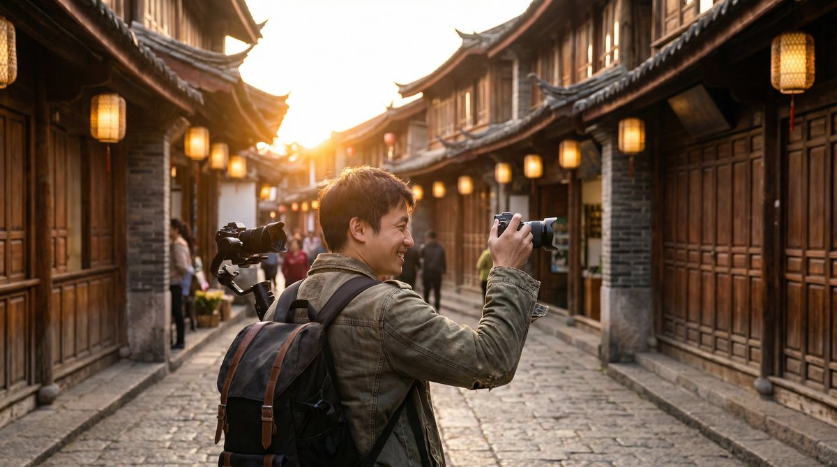 网红主播旅行视频分享